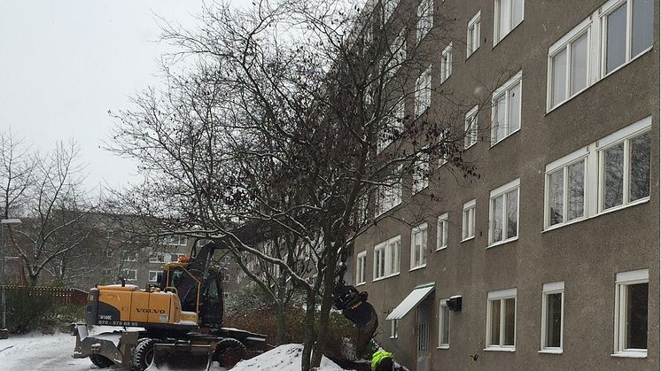 Byggmästargruppen har fått förtroendet av Brf Henriksdalshöjden att bygga tre stycken nya tvättstugor samt konvertera fastighetens befintliga förråd och tvättstuga till nio stycken nya lägenheter.