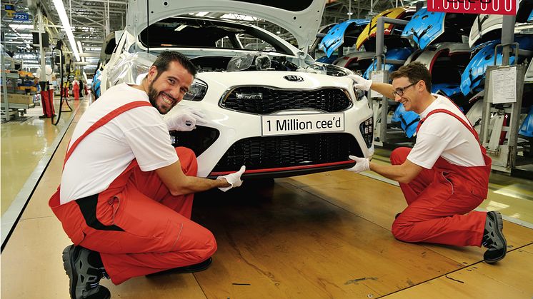 One in a million – Antallet af producerede KIA cee'd bliver 7-cifret
