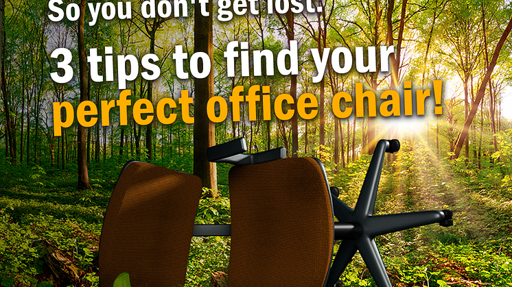 3 simple tips to help you find the perfect office chair