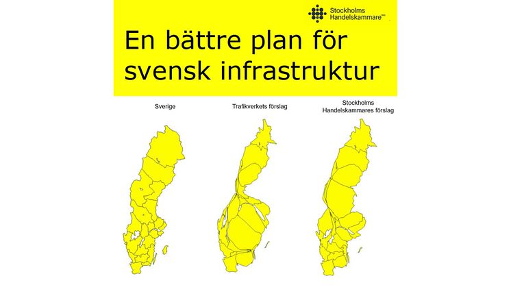 Klockan 12.00: Presentation av "En bättre plan för svensk infrastruktur"