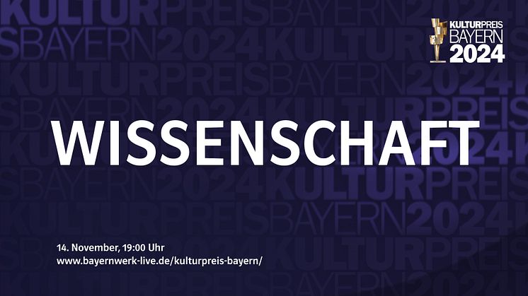 20 Jahre Kulturpreis Bayern: Wissenschaft bildet Basis für die Realität von morgen