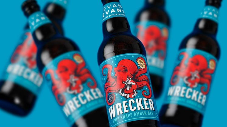 Den 17 januari lanseras Wrecker, en amber ale från Evan Evans Brewery, Wales.