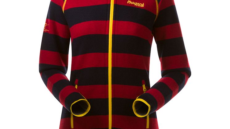 1899 Perikum Lady Jacket - Navy/Red Striped/Dandelion