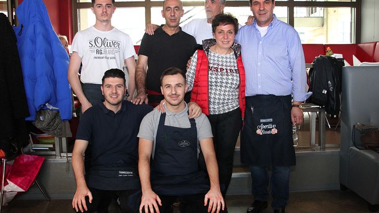 Team der Pizzaria "Il Largo" am Kap in Zwenkau 