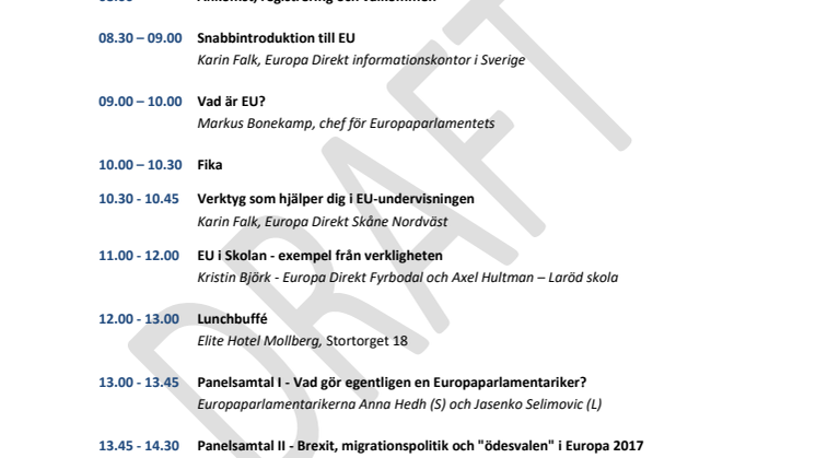 EU-utbildning till alla lärare på två Helsingborgsskolor