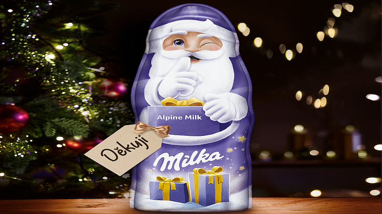 Milka obdaruje o Vánocích ty, kteří to nečekají