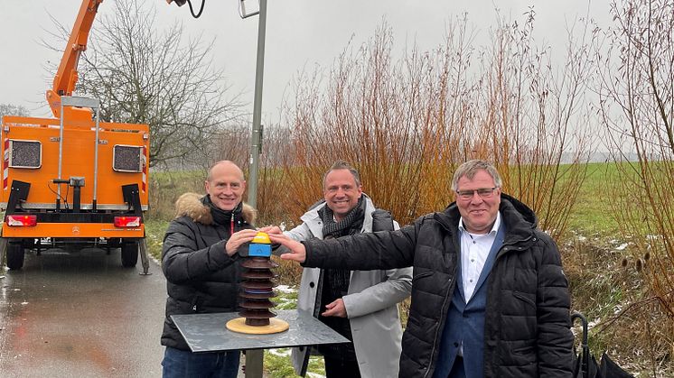 Meilenstein in kommunaler Straßenbeleuchtung: 400.000. LED-Leuchte beim Bayernwerk am Netz