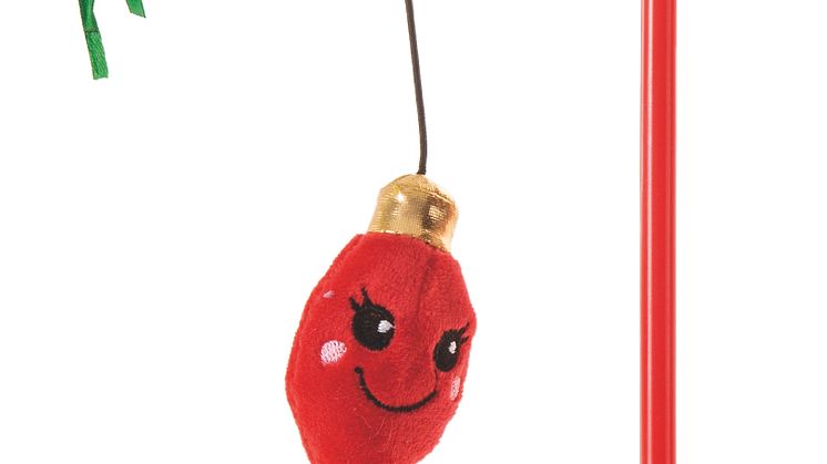 Little&Bigger Holiday Parade Cat Toy Light Bulbs Wand