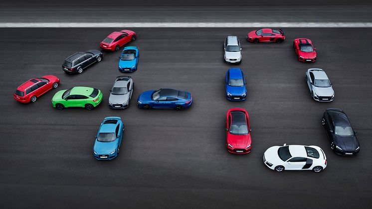 40 år med Audi Sport markeres på Nürburgring