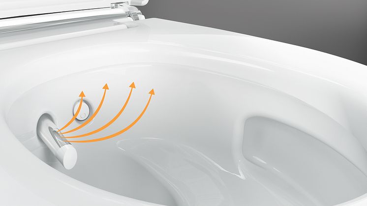 Geberit AquaClean Mera -pesu-wc kuivaus