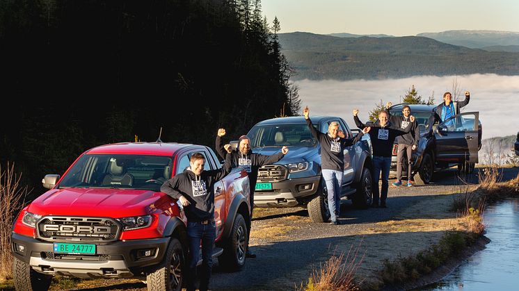 Ford Ranger Mest solgte pickup 2020