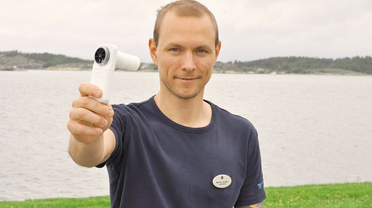 Marcus Jangsjö, astma- och kolsjuksköterska på Bohuslinden.