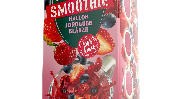Bravo Smoothie - Hallon/Jordgubb/Blåbär