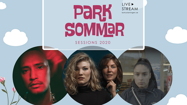 Parksommar sessions med Newkid, Good Harvest och Jelassi livesänds via bohuslaningen.se 9-11 juli. 