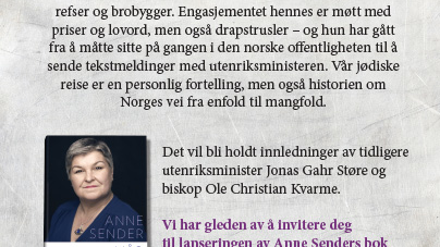 Invitasjon Anne Sender