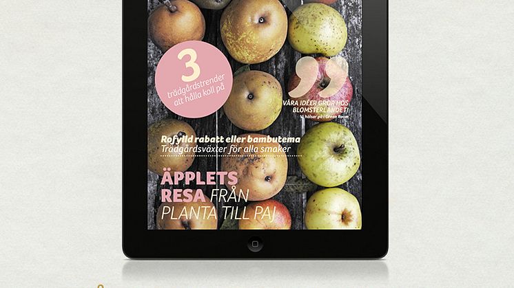 Blomsterlandet Ipad-magasin