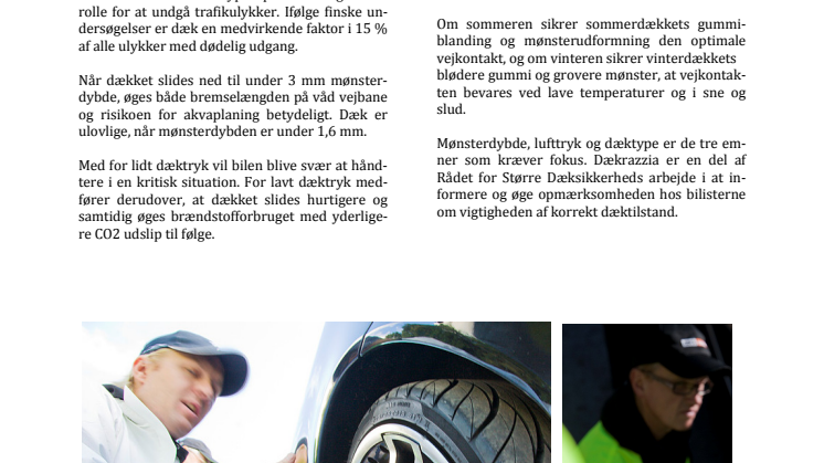 Dækrazzia projektbeskrivelse