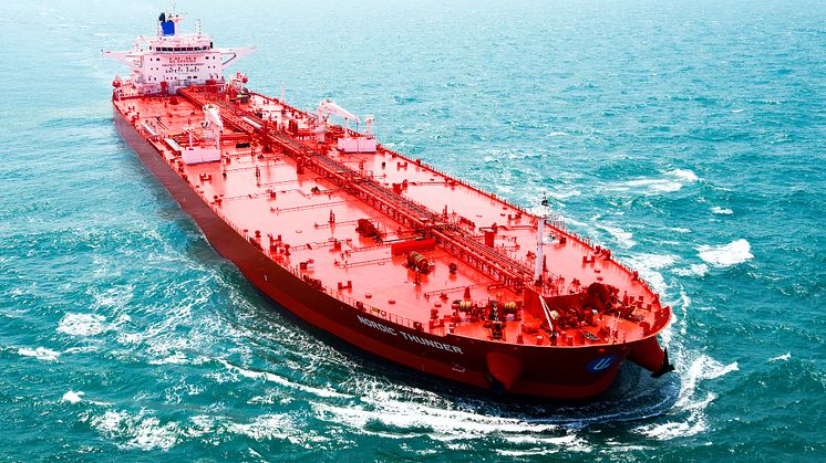 Active Shipping is installing Sealink VSAT on its tanker and bulk carrier fleet (Nordic Thunder pictured)