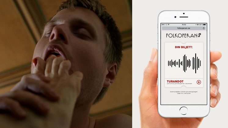Kom för att komma - en app där du via ett urvrål kan vinna biljetter till Folkoperan