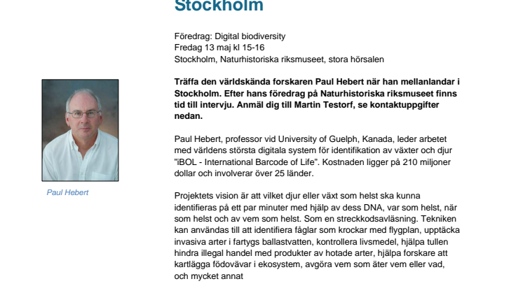 En art - en streckkod