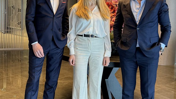 From left: Erlend Aagesen, Karoline Fagerheim & Håvard A.Nustad