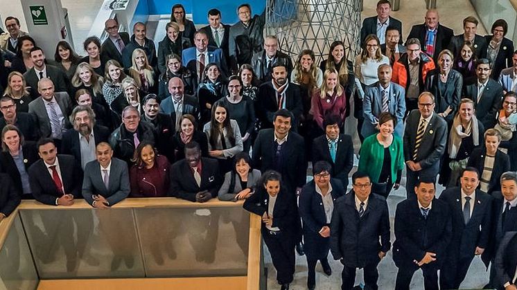 Representanter fra 40 land deltok under Word Green Building Council's Members' day i Stockholm 17. oktober.
