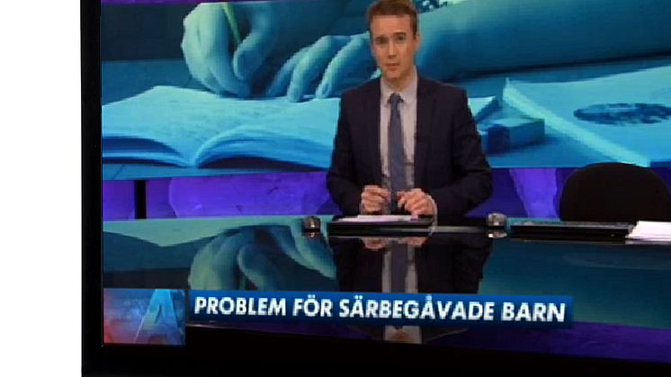 Fokus på särbegåvning i Aktuellt
