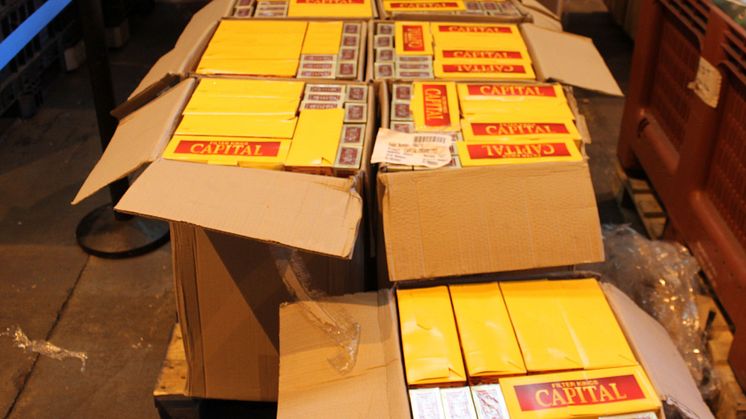 Op Magic NW24/15 Cigarettes seized by HMRC in Rochdale 2