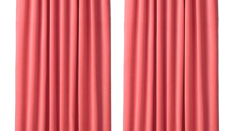 SANELA gardiner, 2 stk 469.-.140x250 cm.
