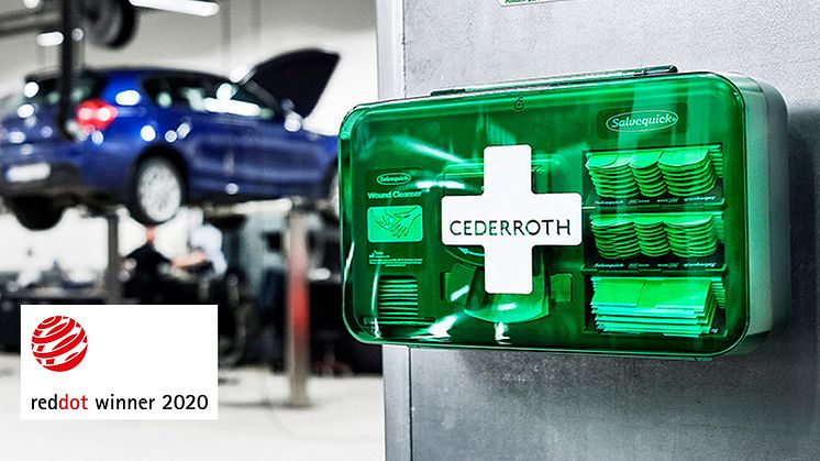 Cederroth Wound Care Dispenser vinner Red Dot Award