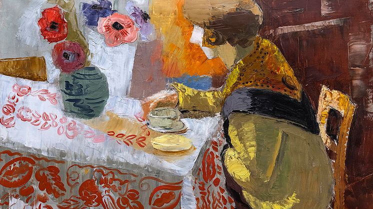  Isaac Grünewald, Frukosten (detalj), före 1925, Göteborgs konstmuseum. Foto: Hossein Sehatlou. 