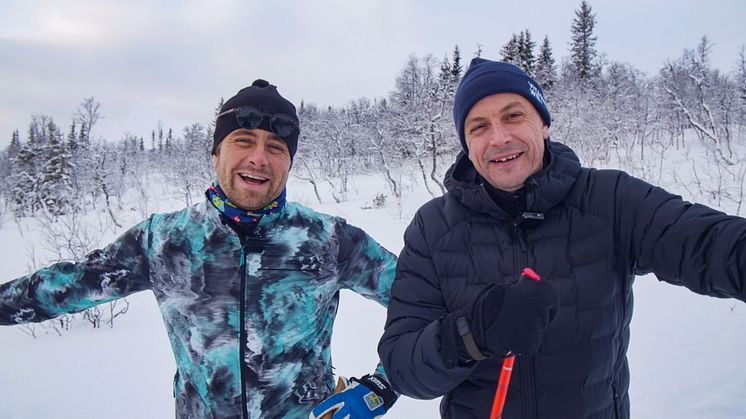 Hans Olsson och Petter Alexis Askergren åker Vasaåket 90 direkt i Vasaloppet.TV