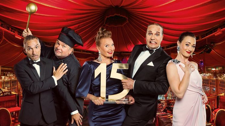 Große Gala zum 15. Jubiläum der Weihnachtsshow "Gans Ganz Anders"