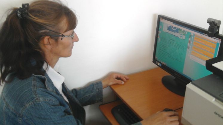 Cursant program Banii pe Net desfasurat in bibliotecile publice