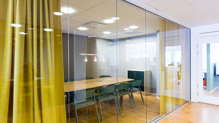Solidars tillväxtresa speglas i inredningen av nya kontoret
