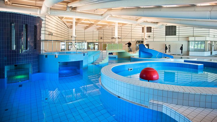 Nya Hjortensbergsbadet öppnar lördag 3 september, 2016.