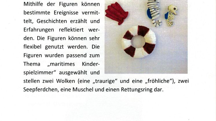 Maritimes Kinderspielzimmer für Bärenherz: Studenten der Sonderpädagogik der Uni Leipzig gestalteten textile Werkstücke für das Kinderhospiz