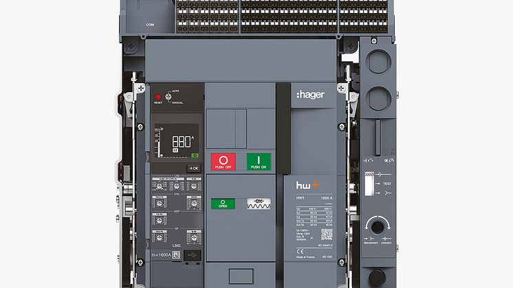 Offener Leistungsschalter HW1 von Hager