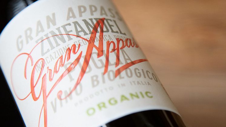 Italienska vinexperten Luca Maroni ger höga poäng (97 poäng) till Gran Appasso Organic 2019