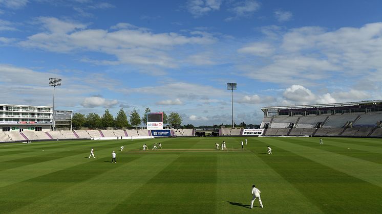 The England Men's squad are currently playing an internal warm-up fixture at the Ageas Bowl (credit: Getty Sports)