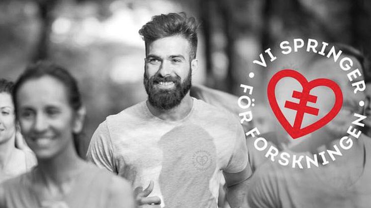För andra året anordnar Hjärt-Lungfonden motionsloppet Vi springer för forskningen