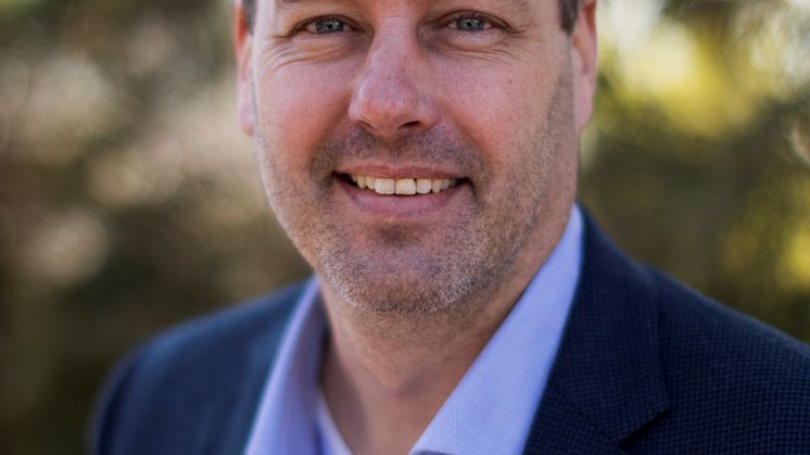 Lokal entreprenör Jonas Forsberg.