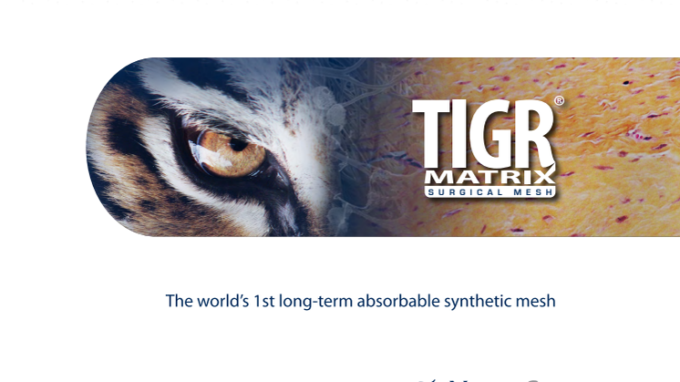 TIGR® Matrix Surgical Mesh Presentation