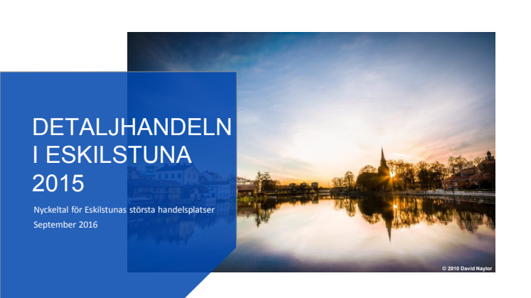 Detaljhandeln i Eskilstuna 2015