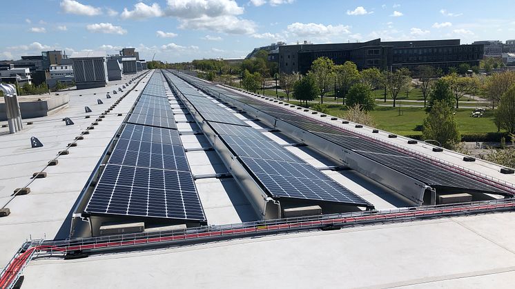 Solceller Kemicentrum 1, Lunds universitet