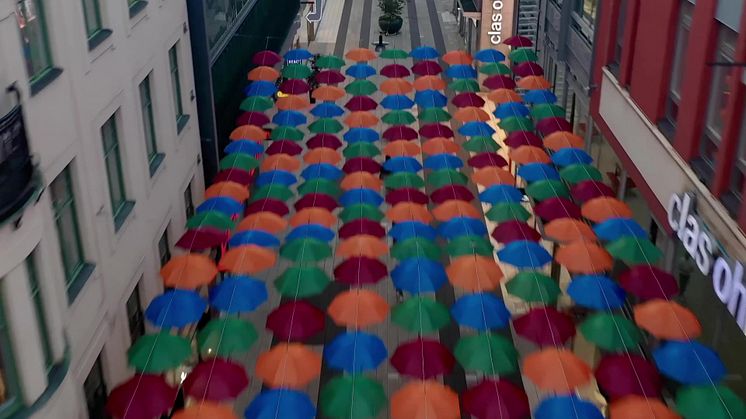 The Umbrella Project x Indiska, Drottninggatan Stockholm