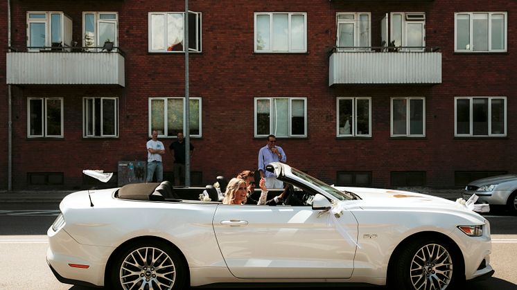 Mustang-bryllup