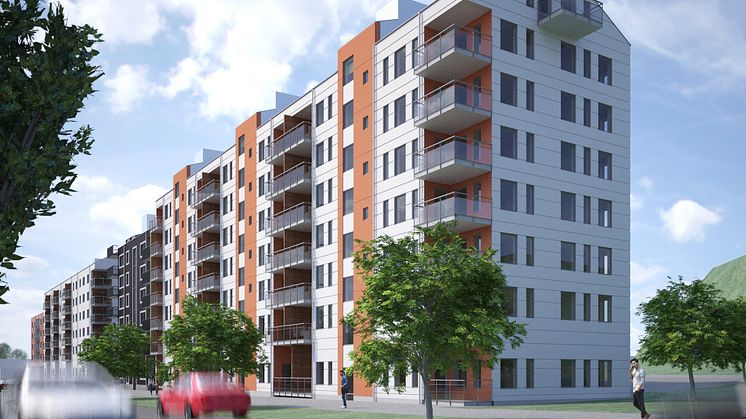 Gamlestaden, Brf Makrillen - 137 bostadsrättslägenheter