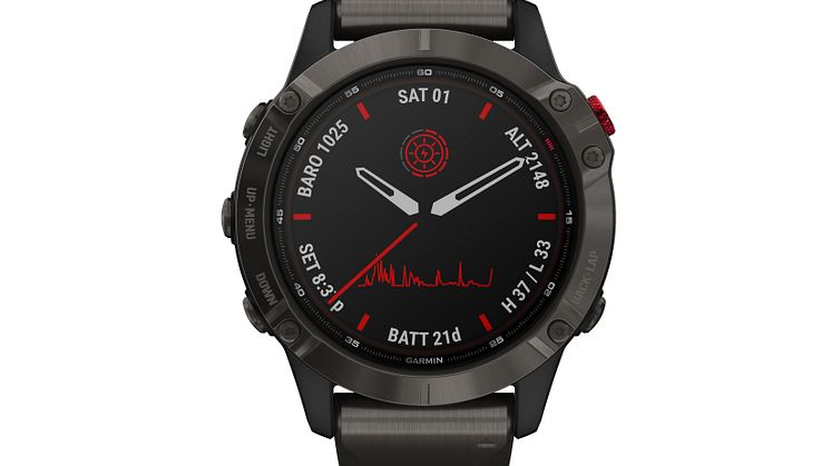 fenix 6 Pro Solar Titan / Schwarz 