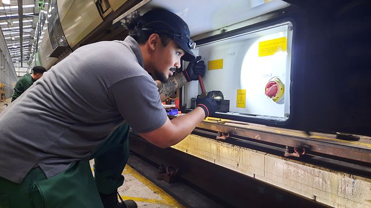 Second year engineering apprentice, Elias Pablo, is encouraging others to apply for the latest engineering roles
